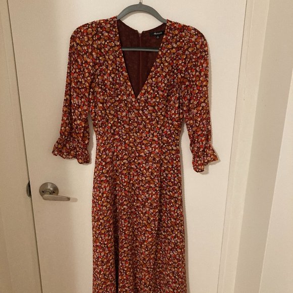 Madewell floral midi dress - Picture 2 of 4